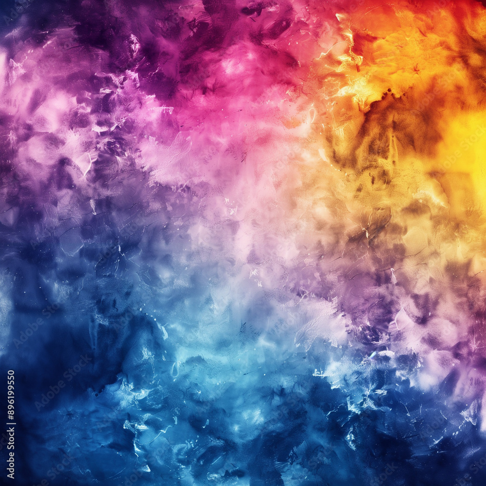 Fototapeta premium visualization of space; abstract background with flames of color mixing; colorful energetic watercolor backgrounds; clouds of colors