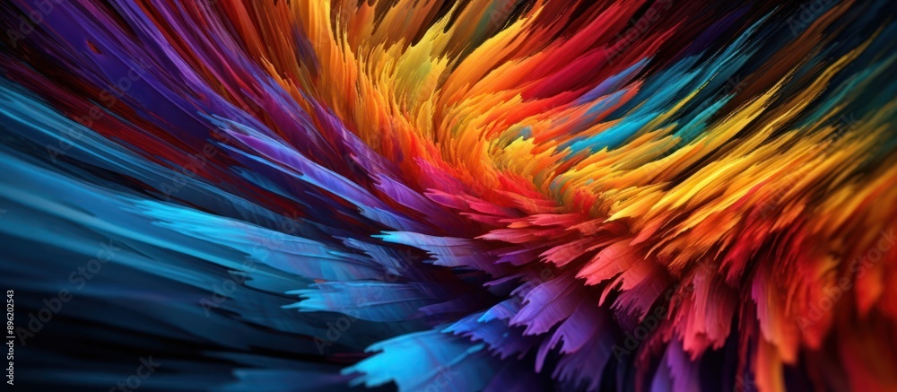 multicolor abstract spectrum, 3D Rendering multicolor abstract spectrum, 3D Rendering