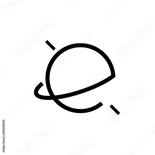 globe alphabet e icon vector illustration eps
