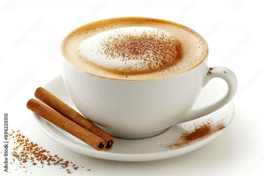 Obraz premium Coffee simple background photorealistic commercial imagery stock photo
