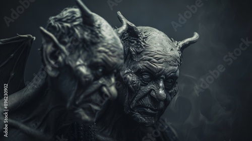 Demons from the book of enoch. Baphomet Dark Lord Biblical Evil Satanic Lucifer Temple Book of Enoch