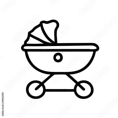 Kinderwagen Buggy Symbol