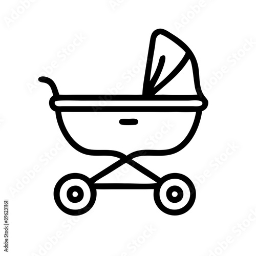 Kinderwagen Buggy Symbol