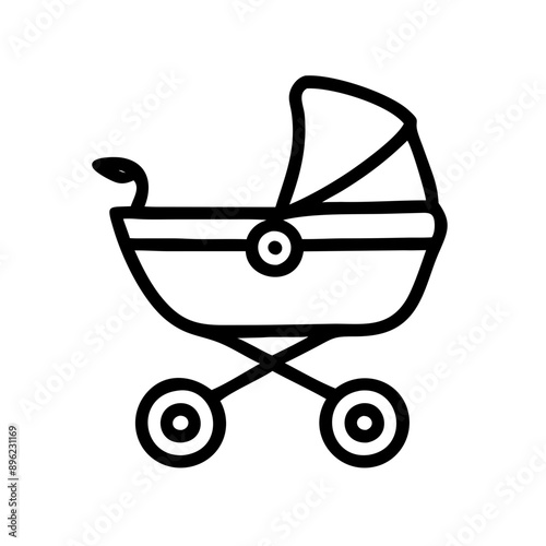 Kinderwagen Buggy Symbol