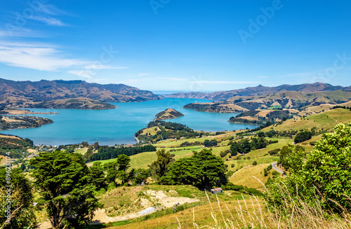 Banks Peninsula, Canterbury, South Island, New Zealand, Oceania. photo