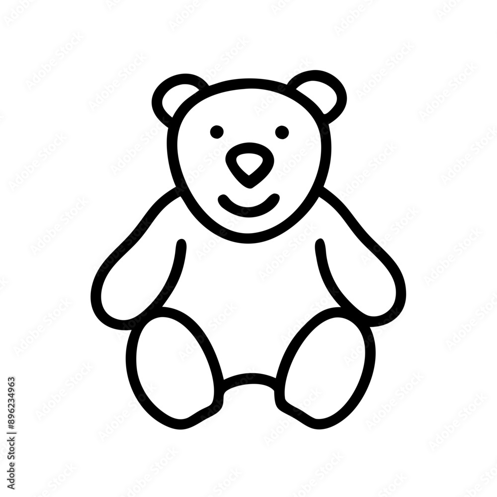 Fototapeta premium Teddybär Kuscheltier Symbol