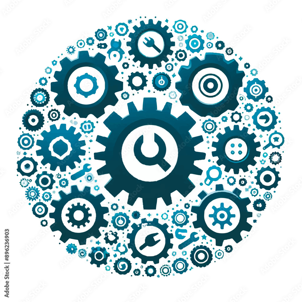 IT support service icon vector IT support service icon vector