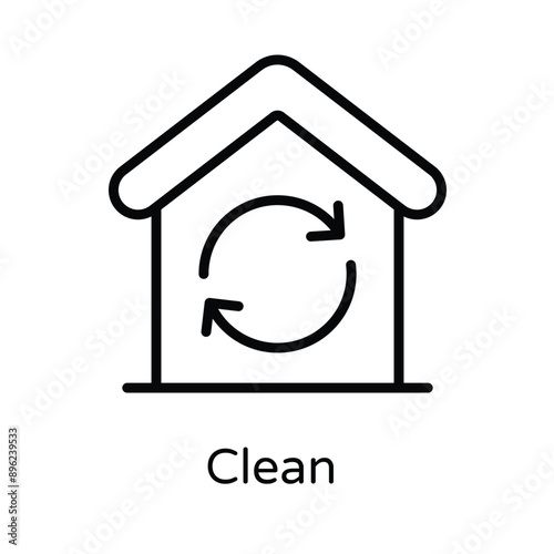 Clean vector icon