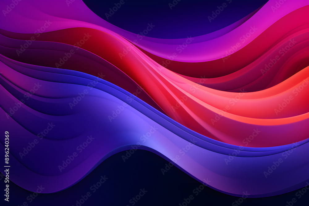 Fototapeta premium Abstract Flow Background background illustration