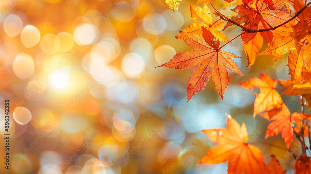 autumn leaves background generated by AI technology autumn leaves background generated by AI technology