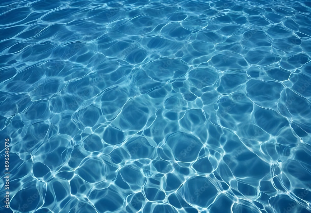 Obraz premium blue water surface