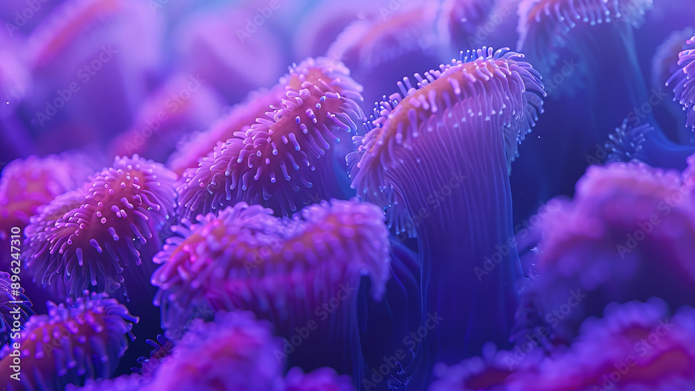 Abstract Underwater Dreamscape: Vibrant Sea Life Background for Wallart and Wallpaper Abstract Underwater Dreamscape: Vibrant Sea Life Background for Wallart and Wallpaper