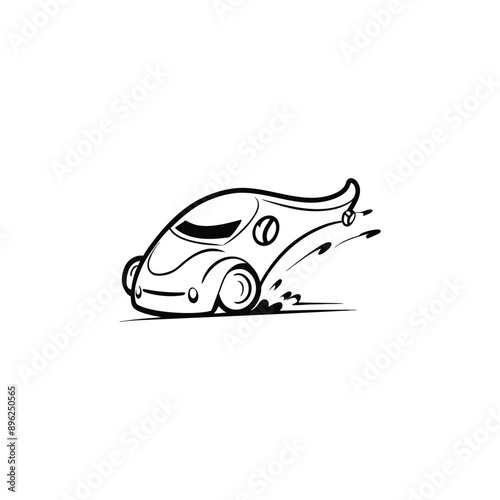 vector car, auto, vehicle, vector, speed, race, illustration, transportation, automobile, wheel, cartoon, transport, sport, design, racing, sports, icon, road, toy, concept, fast, drive, logo, automot photo