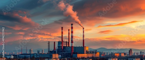 A Wide Shot Of A Factory For Asphalt Production Near Sofia, Bulgaria, Embodies Industrial Might © CgDesign4U