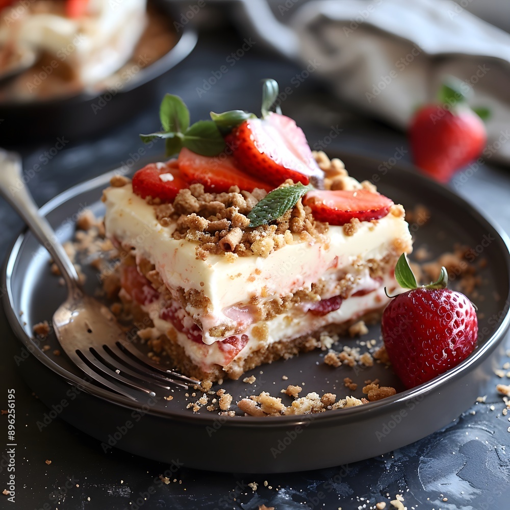 Strawberry Cheesecake Lasagna Strawberry Cheesecake Lasagna