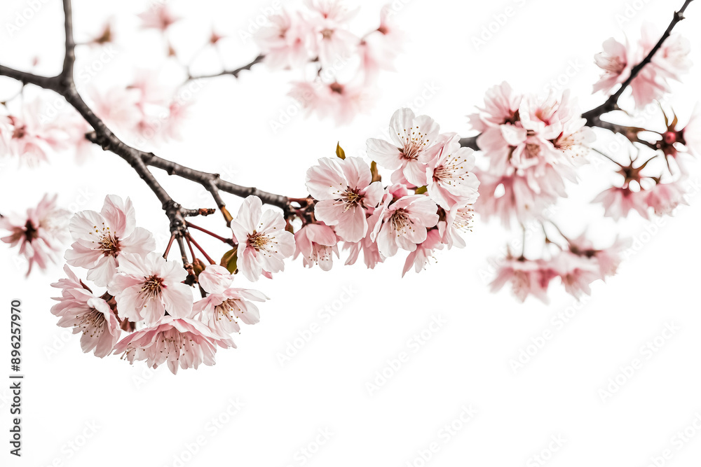 Pink Cherry Blossom Branch Pink Cherry Blossom Branch