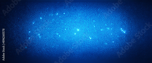 Abstract blue geometric background pattern