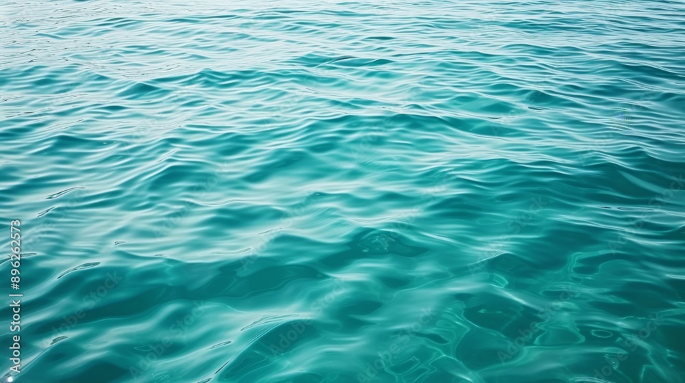 Calm blue sea water, focusing on its texture and gentle ripples Calm blue sea water, focusing on its texture and gentle ripples