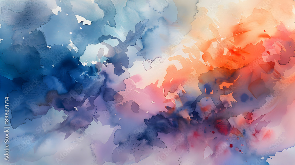 Abstract watercolor washes background illustration Abstract watercolor washes background illustration
