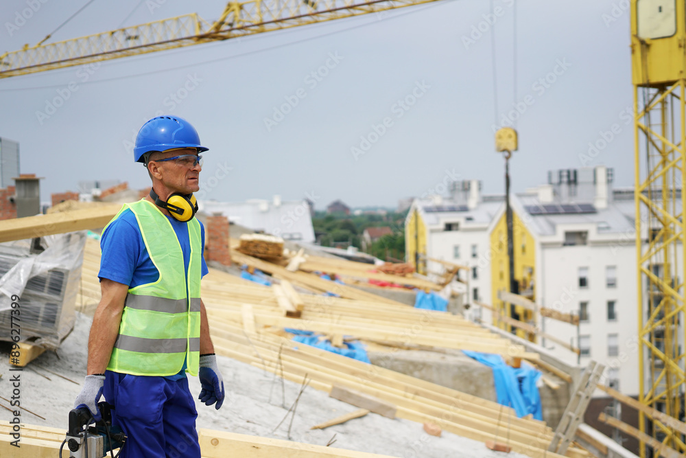 Construction Industry, Roof, House, Carpenter, Construction Worker, Roofer Construction Industry, Roof, House, Carpenter, Construction Worker, Roofer