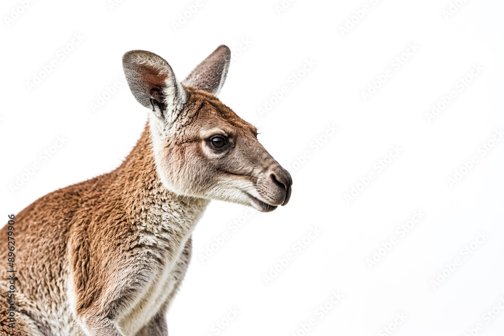 Fototapeta premium Close Up of a Kangaroo's Face