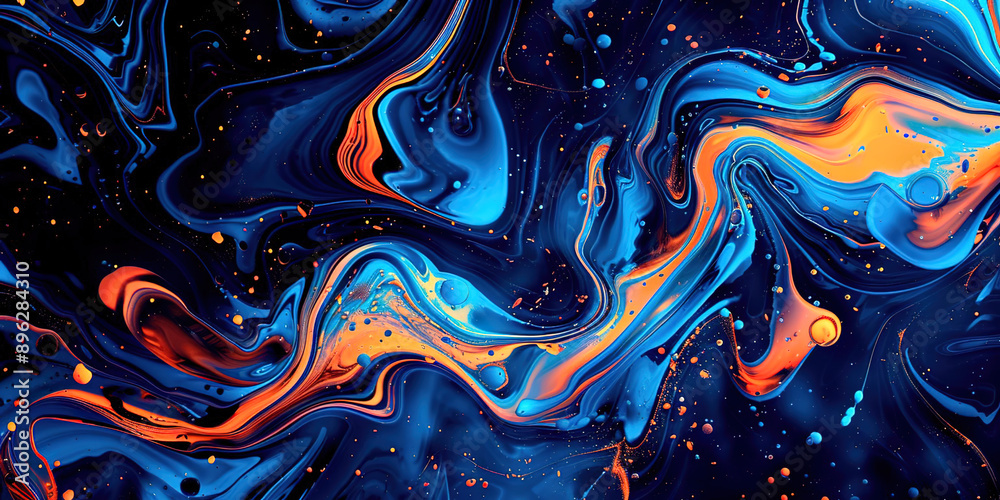 Obraz premium Abstract background with waves