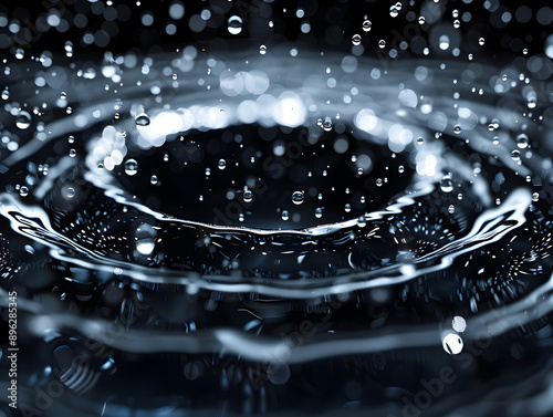 black background circle background illustration