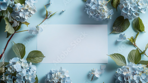 Blank paper with background illustration