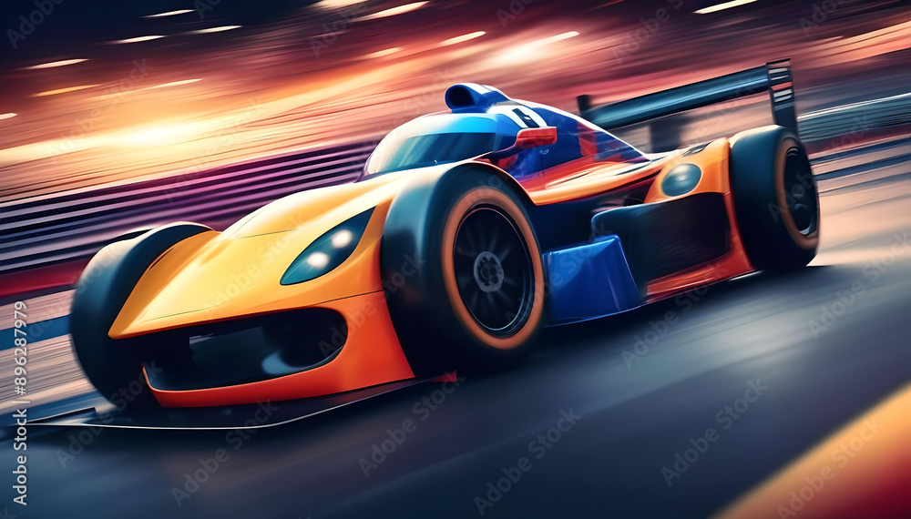 Racing against the twilight: Where fervor and finesse collide on the track Racing against the twilight: Where fervor and finesse collide on the track