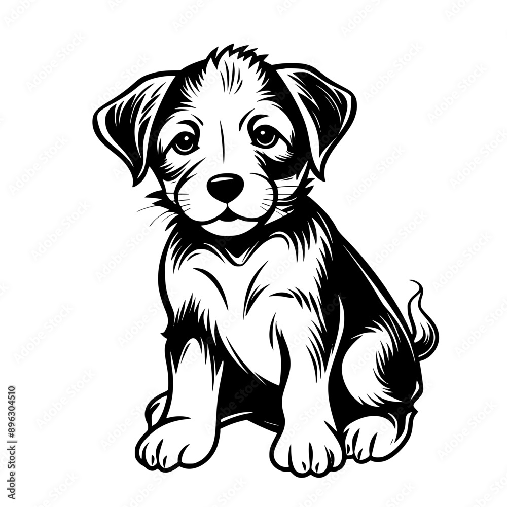 Fototapeta premium Puppy Vector