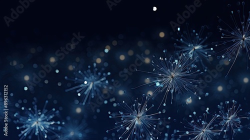 blue christmas background