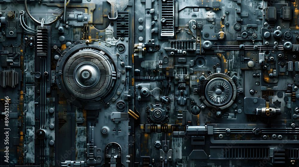 Abstract robotic mechanical texture Abstract robotic mechanical texture