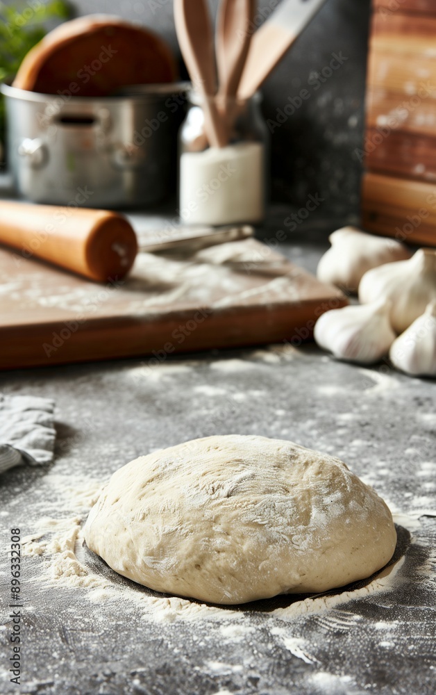 Fresh Dough Ready for Baking
Fresh Dough Ready for Baking