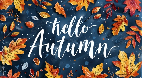 Autumn Leaves Illustration