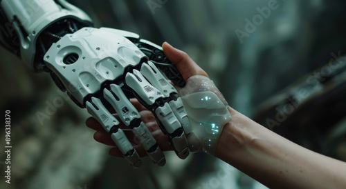 Robot Hand Reaching for Human Hand