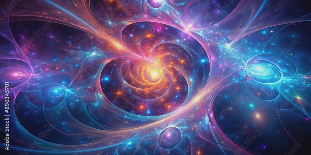 Cosmic Tapestry of Light, Fractal , Nebula , Space , Galaxy Cosmic Tapestry of Light, Fractal , Nebula , Space , Galaxy