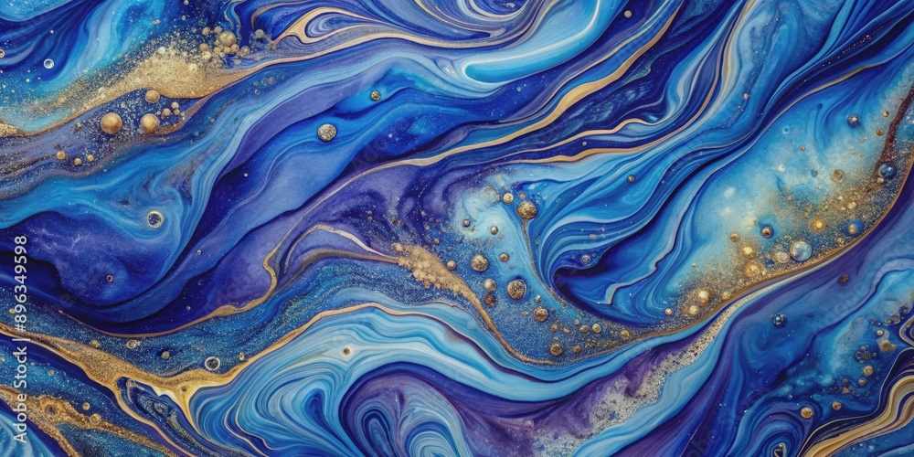 Fluid Art Abstract Blue and Gold Swirls with Golden Glitter, abstract , acrylic art , fluid painting , resin art Fluid Art Abstract Blue and Gold Swirls with Golden Glitter, abstract , acrylic art , fluid painting , resin art