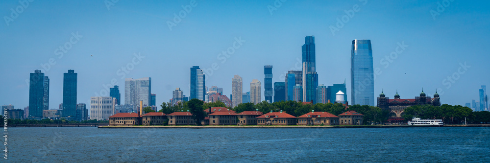 Obraz premium Manhattan Island Skyline in New York, America, USA.