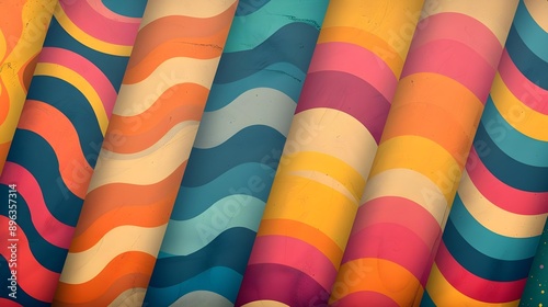 1970s vintage color backgrounds and patterns
