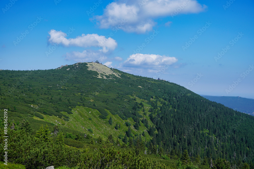Szrenica Peak in the Karkonosze Mountains. Szrenica Peak in the Karkonosze Mountains.