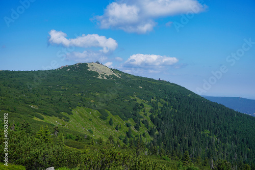 Szrenica Peak in the Karkonosze Mountains. photo