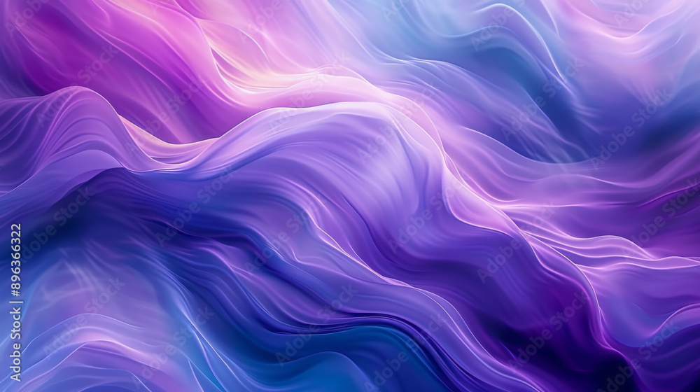 Obraz premium Abstract fluid wave pattern in purple and