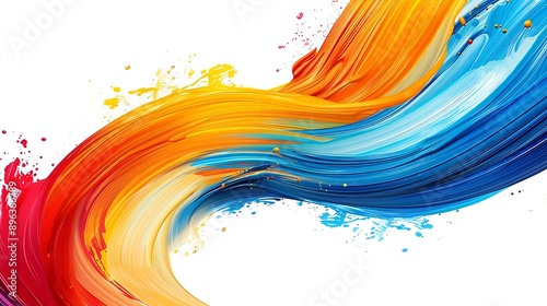 abstract colorful wave background.