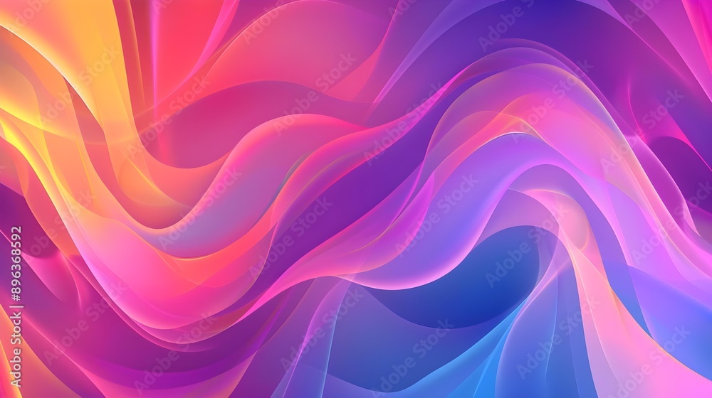 Obraz premium Dynamic soft gradient background