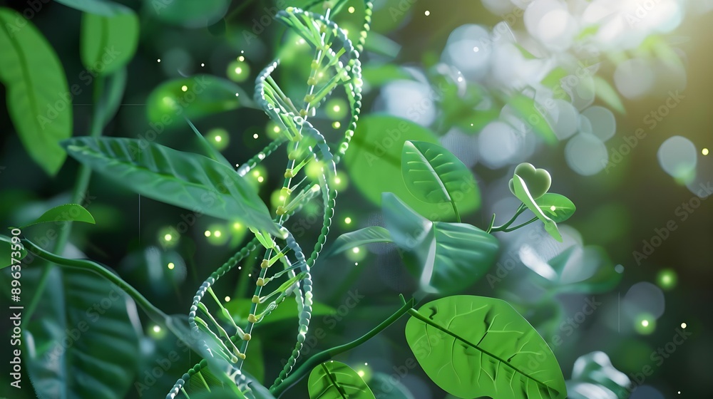 Concept of green biotechnology or synthetic biology Concept of green biotechnology or synthetic biology