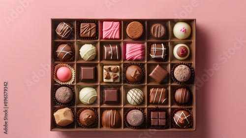 チョコレートの詰め合わせ