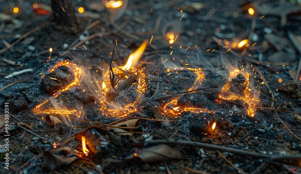 Burning 2024 in Forest