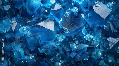 Blue Crystal Mineral Stone