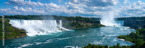 Niagara Falls Near Buffalo New York, America, USA.