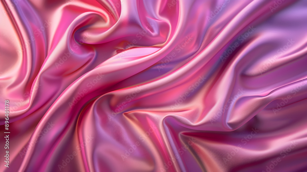 Soft pink satin fabric with a smooth, shiny texture creating an elegant, romantic backdrop Soft pink satin fabric with a smooth, shiny texture creating an elegant, romantic backdrop